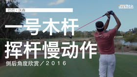 巴巴-沃森｜一号木挥杆慢动作／侧后角度欣赏／２０１６