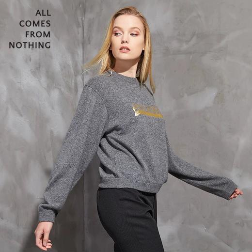 圆领印花套头衫 商品图3