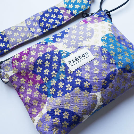 HUJI祤集pieton斜挎包风の花经典烫金小樱 商品图2