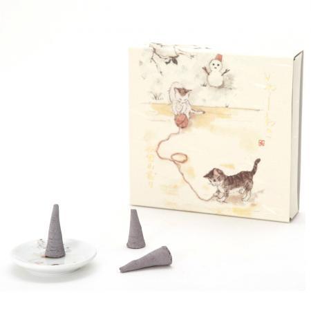 【海上相遇】治愈猫-棒形套装（塔香+器皿） 商品图1