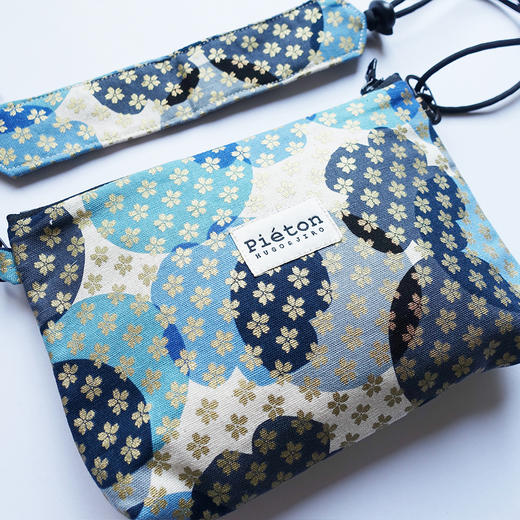 HUJI祤集pieton斜挎包风の花经典烫金小樱 商品图3