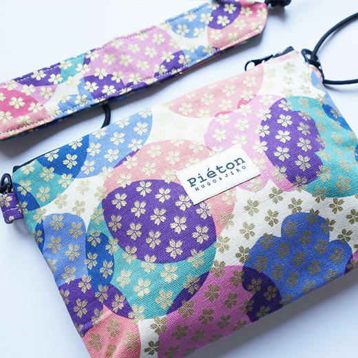 HUJI祤集pieton斜挎包风の花经典烫金小樱 商品图1