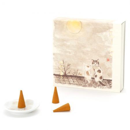 【海上相遇】治愈猫-棒形套装（塔香+器皿） 商品图2