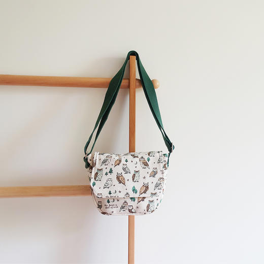 HUJI祤集Flap斜挎包插画forest猫头鹰 商品图1