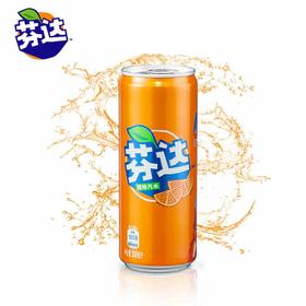 芬达橙味汽水摩登罐330ml