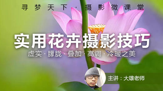 【微课堂4图文版】实用花卉摄影技巧 商品图0