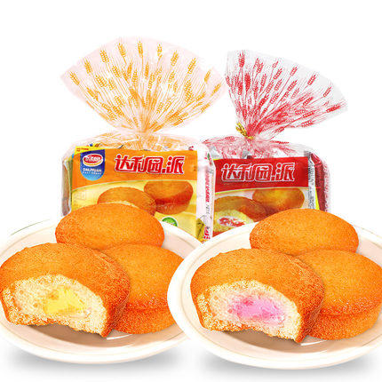 达利园枚注心蛋黄派250g 商品图0