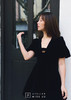 AtelierMissLu / Olga-经典黑丝绒泡泡袖公主裙 商品缩略图0