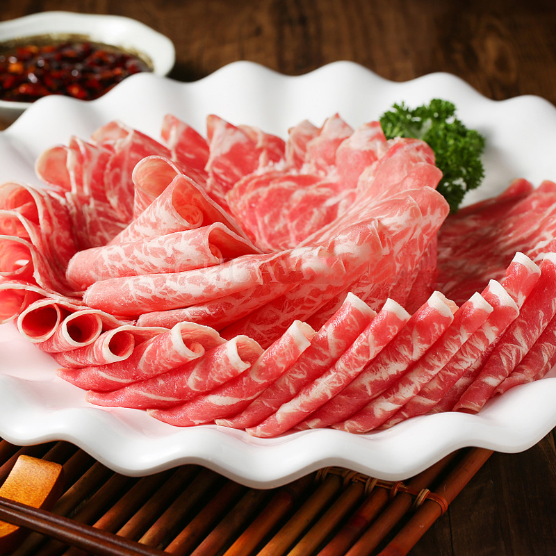 阿牧特 羔羊肉片 羊肉卷 300g/包