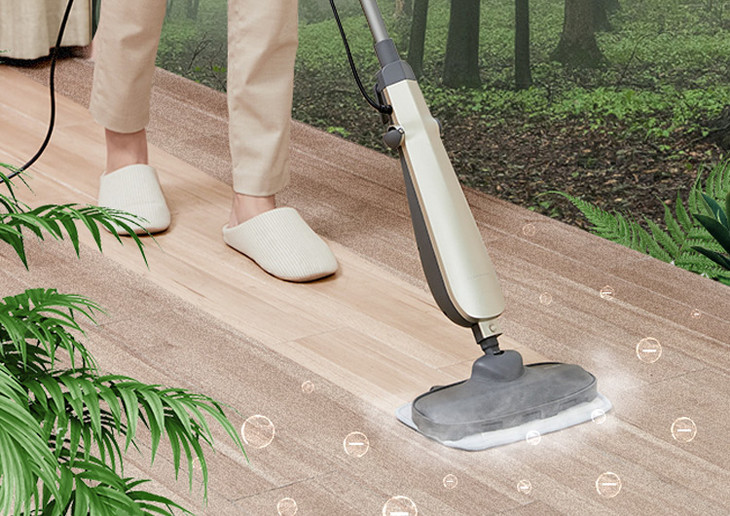 飞乐思纳米蒸汽拖把,消菌除螨,一拖全屋变干净