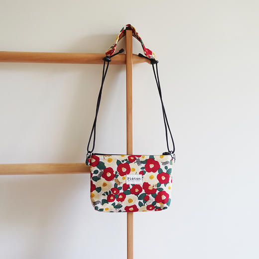 HUJI祤集pieton斜挎包风の花茶花小猫 商品图2