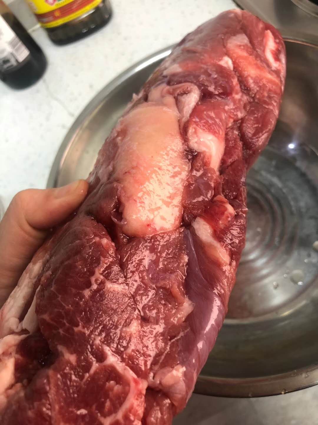 市内同城89元购皓月大品牌牛前肉筋一袋2斤有筋有肉香而不腻有嚼劲