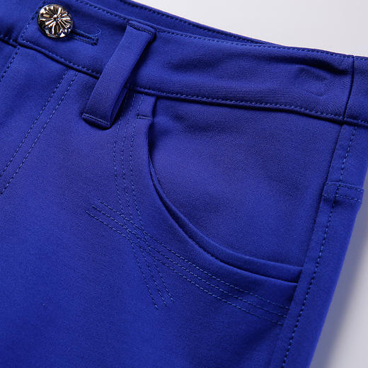 EITIE爱特爱秋季款时尚简约优雅纯色显瘦休闲裤九分裤5005717 商品图3