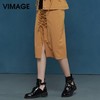 VIMAGE纬漫纪专柜春秋女装欧洲站绑带装饰百搭半裙中裙V606228 商品缩略图3