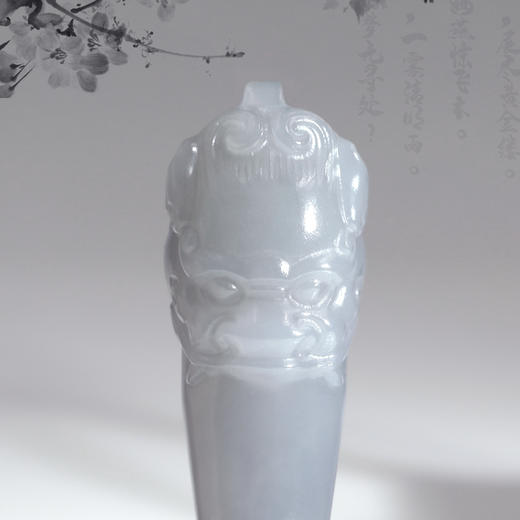 和田玉（青玉）龙牙挂件---护主／辟邪／保平安 商品图5