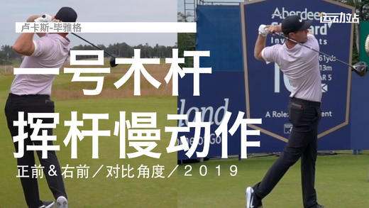 卢卡斯-毕雅格｜一号木挥杆慢动作／正前＆右前／对比角度／２０１９ 商品图0