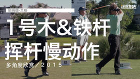 伯纳德-兰格｜一号木＆铁杆挥杆慢动作／多角度欣赏／２０１５