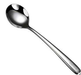 304不锈钢韩式长柄拌饭勺子-小号