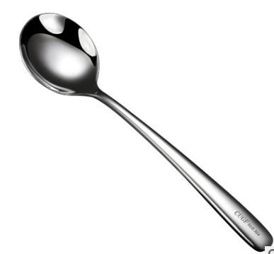 304不锈钢韩式长柄拌饭勺子-小号 商品图0