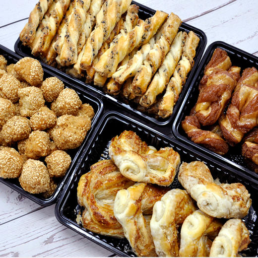 【糕点套餐】蜜食 棒棒酥 开口笑 鸭尾酥套餐 （散装称重） 商品图1