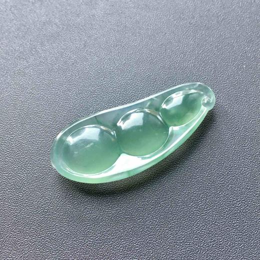 高冰种晴水飘花翡翠福豆 商品图5