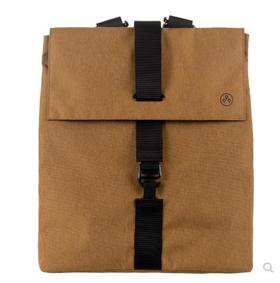 未行原创潮品防水变装折叠休闲包-姜草黄S                Tide Square Backpack