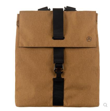 未行原创潮品防水变装折叠休闲包-姜草黄S                Tide Square Backpack 商品图0