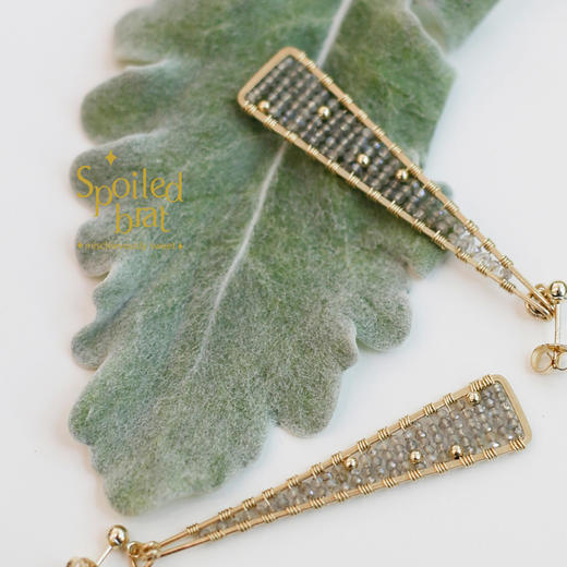 SpoiledBrat Jewelry塔型斜长石耳钉 商品图0