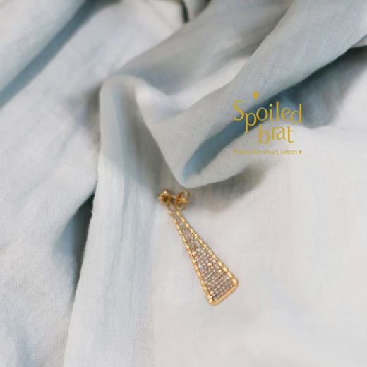 SpoiledBrat Jewelry塔型斜长石耳钉 商品图7