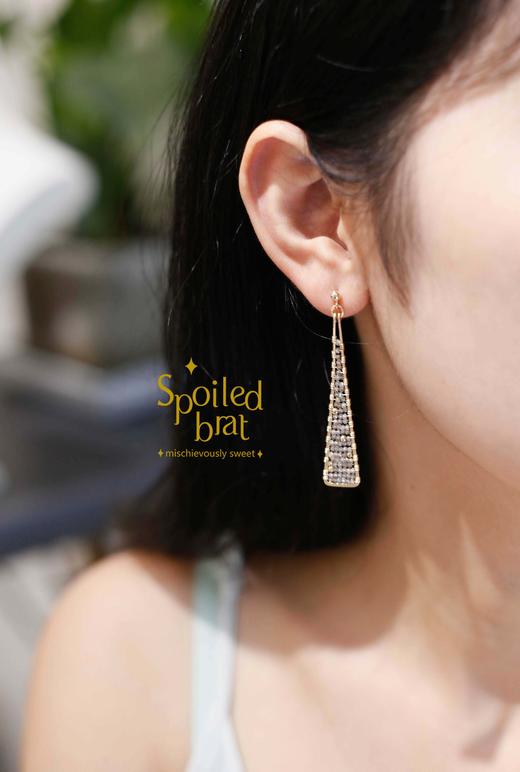SpoiledBrat Jewelry塔型斜长石耳钉 商品图5