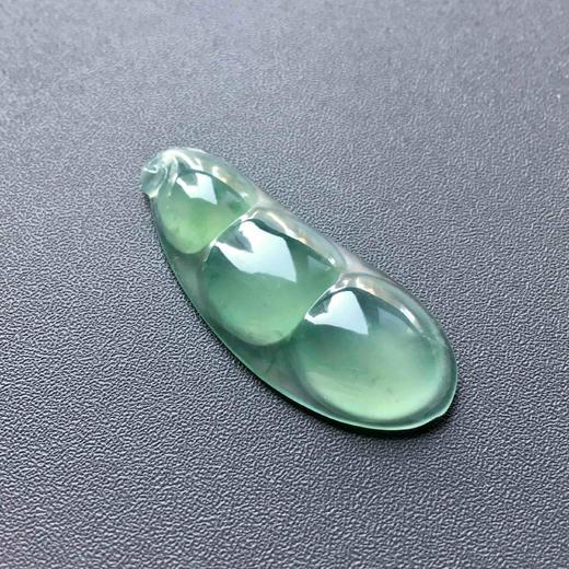 高冰种晴水飘花翡翠福豆 商品图3