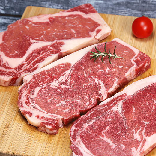 乌拉圭原切草饲眼肉牛排130g*10 配 刀叉 调料