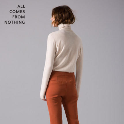 高领绞花套衫 商品图2