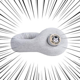 未行原创棒棒糖乳胶颈枕-梦境灰（美丫猫联名款）                             Lollipop Pillow Meiya Cat