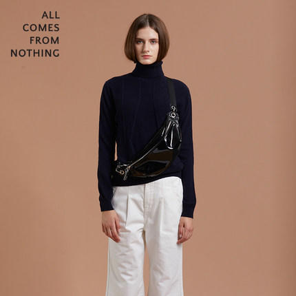 高领绞花套衫 商品图3