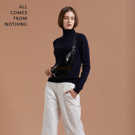 高领绞花套衫 商品图4