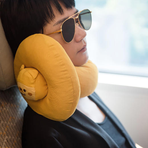 未行原创棒棒糖乳胶颈枕-素金橙（小崽子剧场联名款）        Lollipop Pillow Sunrise Kumquat 商品图1