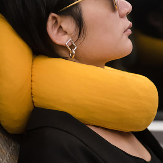 未行原创棒棒糖乳胶颈枕-素金橙（小崽子剧场联名款）        Lollipop Pillow Sunrise Kumquat 商品图2