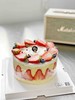 草莓🍓蛋糕。松软的原味蛋糕，夹心部分由草莓卡仕达酱➕动物奶油➕酸甜树莓果肉果冻➕新鲜草莓，因为超级好吃一定要选大一号哦 商品缩略图4
