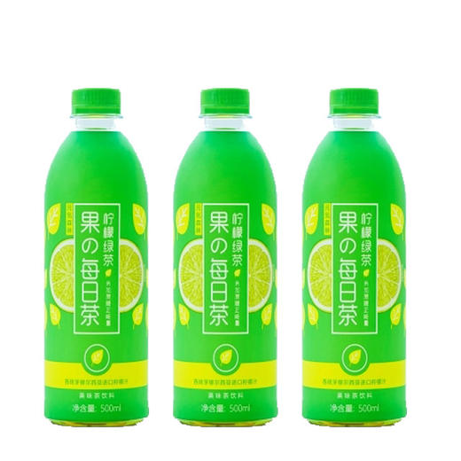 元气森林柠檬绿茶500ml 商品图0
