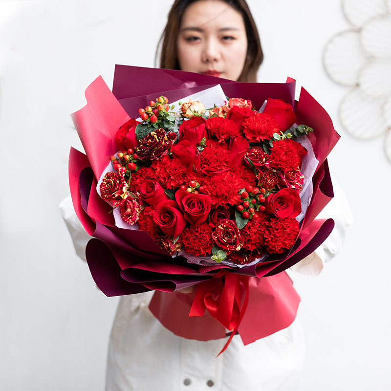 38妇女节女神节女王节送妈妈老师女性长辈领导 - 绿韵花田鲜花旗降觋