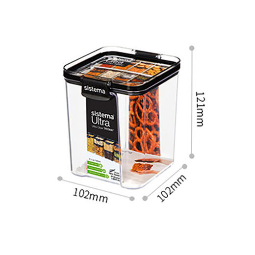 Ultra 大号方形密封保鲜盒（920ml） 商品图0