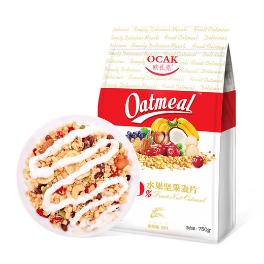 750g欧扎克水果坚果混合麦片 商品图0