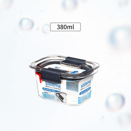 Brilliance 小号防漏矩形保鲜盒（380ml） 商品图0