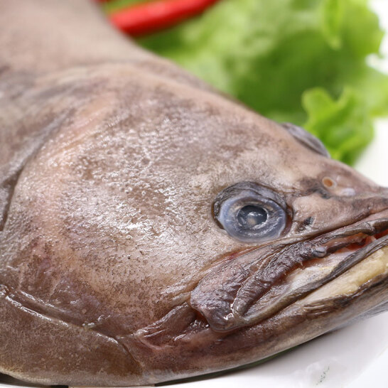 进口冷冻整条格陵兰鲽鱼 约1kg 袋装 京津冀满100包邮其他区域可联系