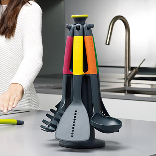 英国Joseph Joseph旋转木马七彩免粘系列锅铲6件套 商品图4