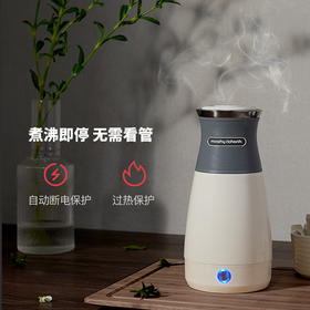 英国morphy摩飞M6090便携式烧水壶（灰）