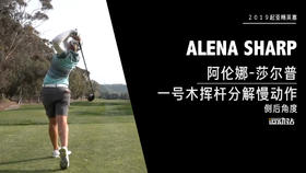 阿伦娜-莎尔普｜一号木挥杆分解慢动作／侧后角度欣赏／２０１９起亚精英赛