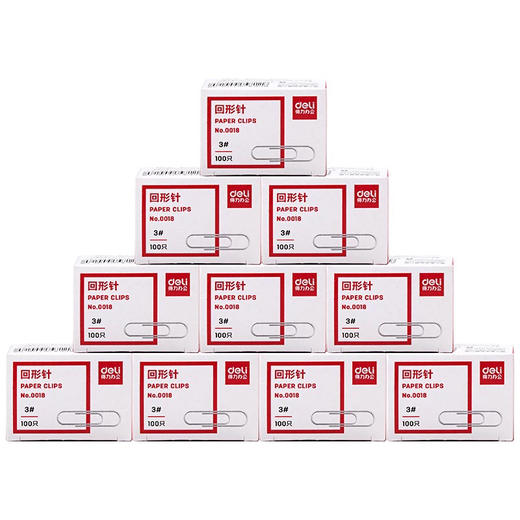 得力0018回形针/100枚** 商品图0