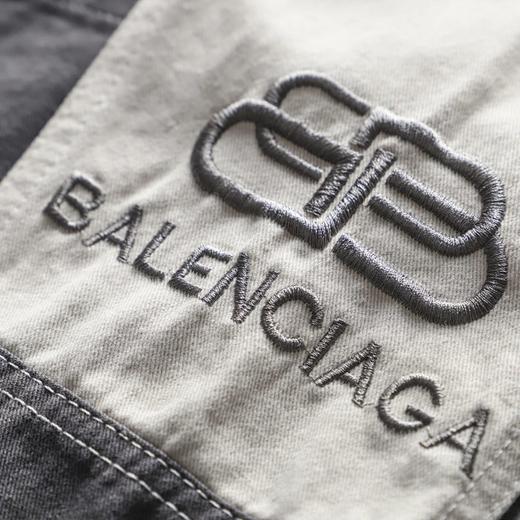 jl 想要穿出青春感,就要来件balenciaga牛仔字母刺绣夹克